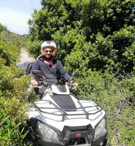 Avventura in quad tra le colline di Iglesias e il lago Corsi