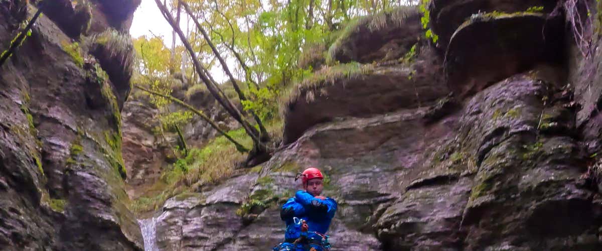 Canyoning autunno inverno in Val Maggiore