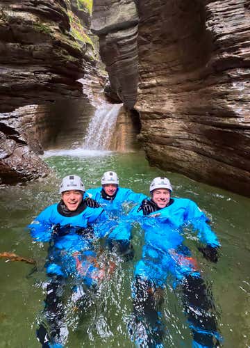 Canyoning autunno inverno in Val Maggiore