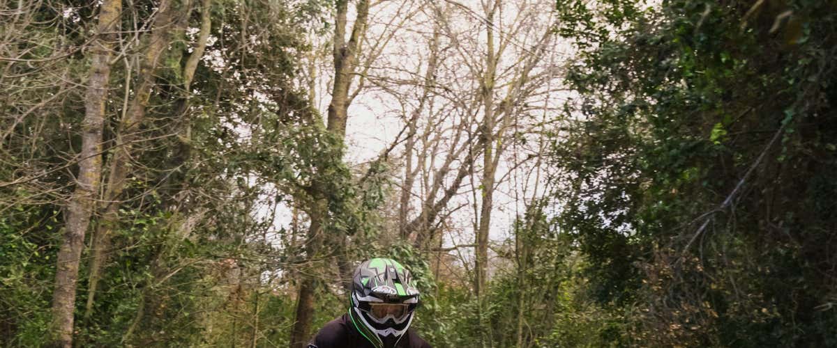 Enduro tour on Lake Viverone