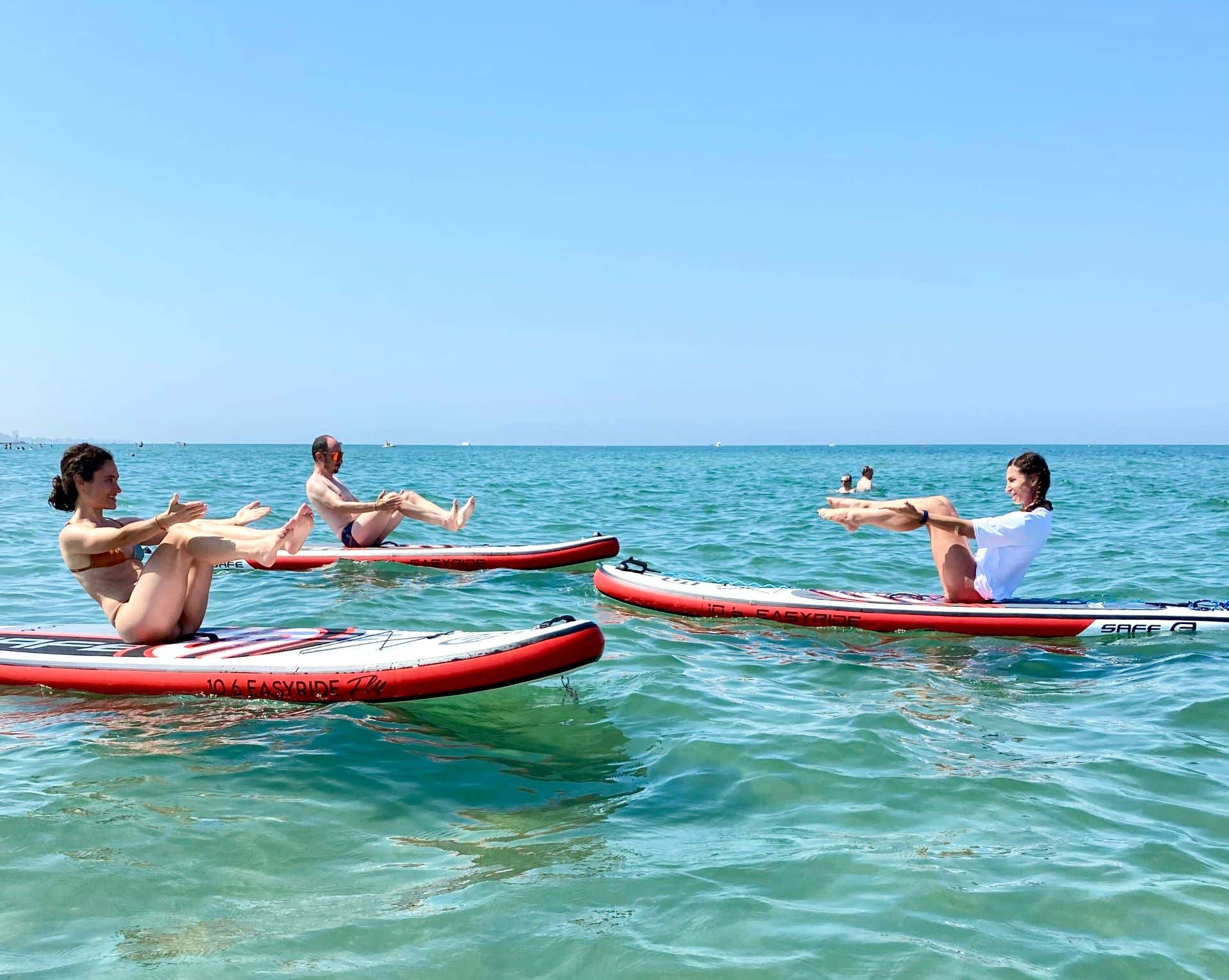 Lezione privata di Postural SUP a Riccione