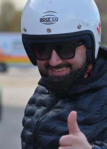 Co-pilota di supercar all'Autodromo del Mugello