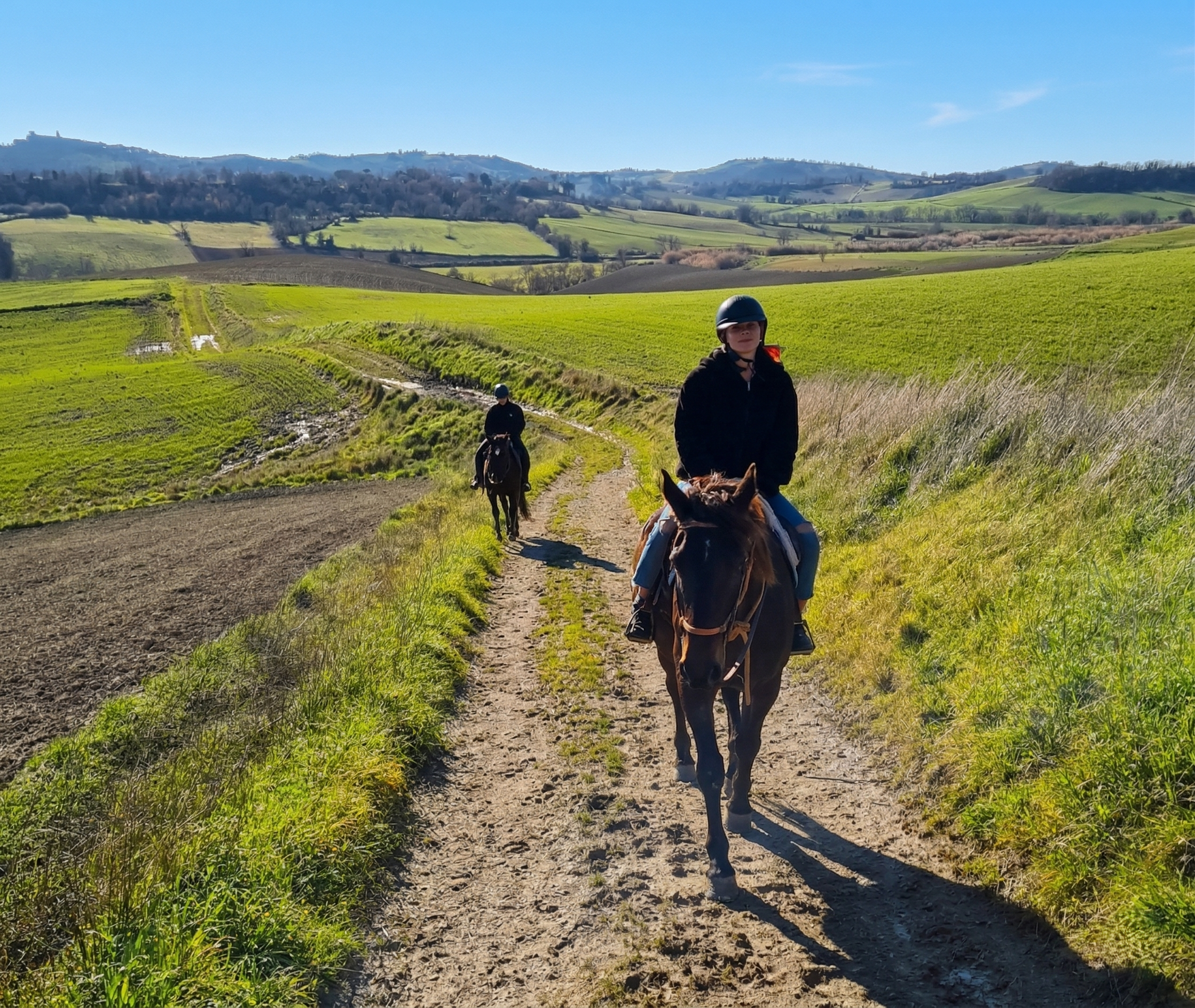 Passeggiata a cavallo alle Terme di Saturnia