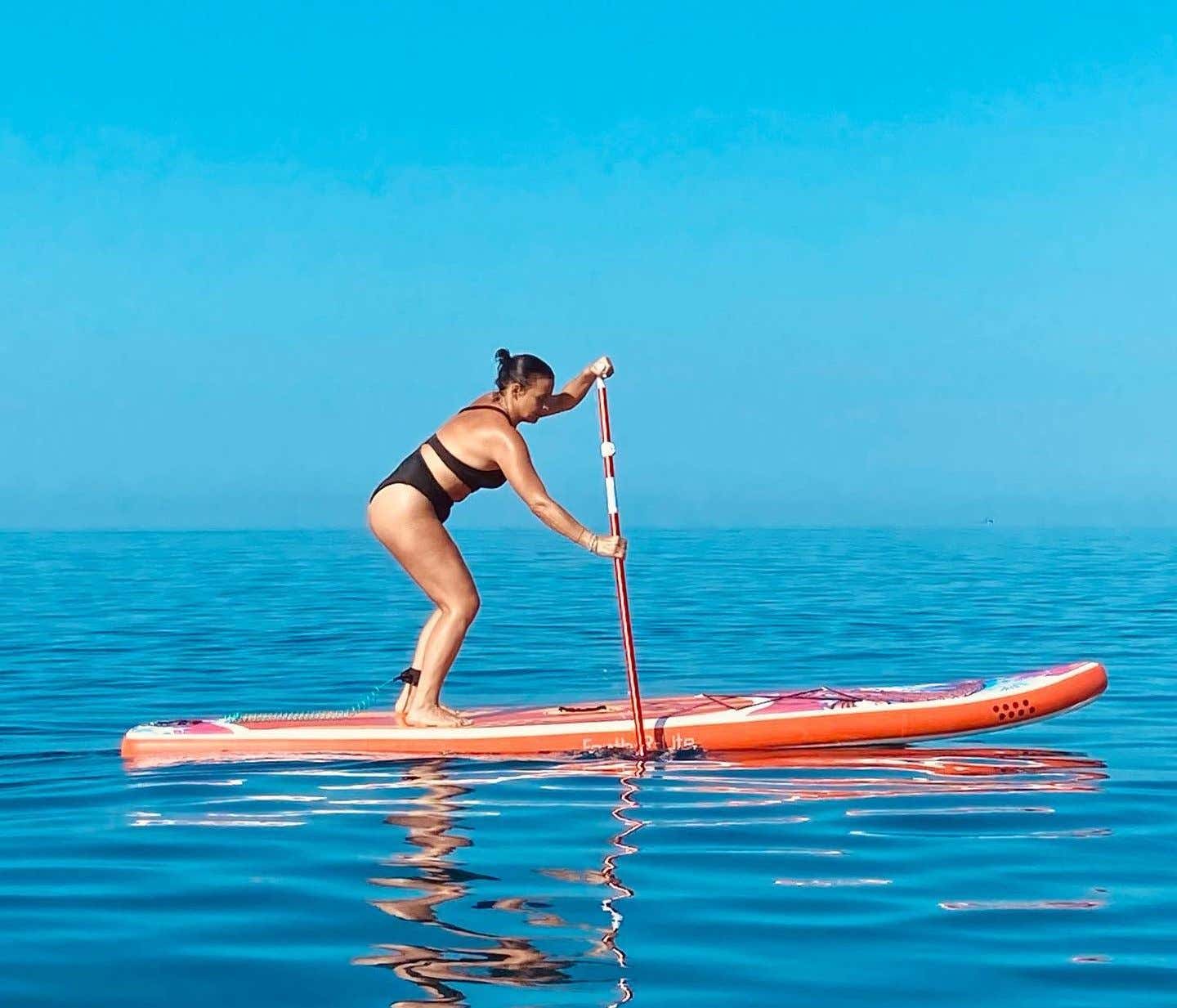 Sup Paddleboard Maglietta SUP Stand Up Paddle Con Stampa Pop Art - Design Per Paddleboarder Maglietta Cotone Per Attività Outdoor