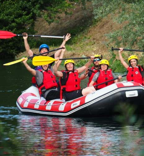 Soft rafting on the River Velino in Rieti with aperitif