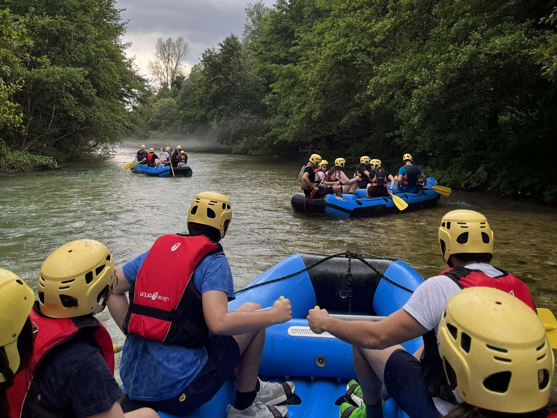 Rafting power sul fiume Volturno