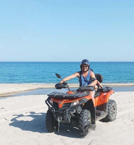 Quad tour between land and sea near Catanzaro