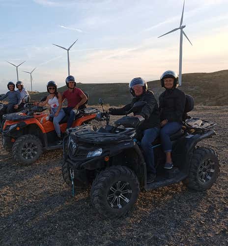 Adventurous quad bike tour in the hills near Catanzaro
