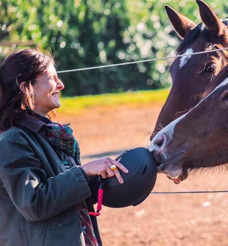 Passeggiata a cavallo invernale nel Parco dei Castelli Romani (e dolce regalo)