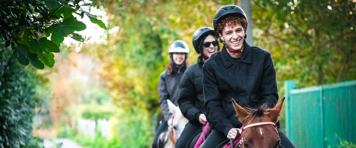 Passeggiata a cavallo invernale nel Parco dei Castelli Romani (e dolce regalo)