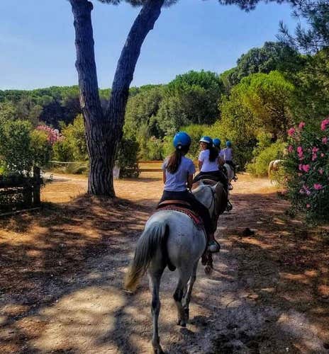 Passeggiata a cavallo a Marina di Castagneto Carducci con aperitivo
