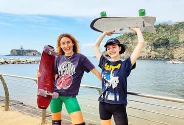 Lezione di skate a Monte di Procida