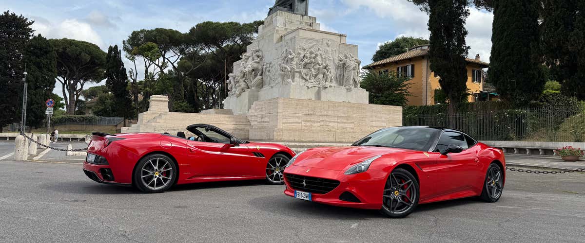 Ferrari road driving experience in Rome