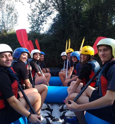 Rafting super sul fiume Gari vicino Cassino