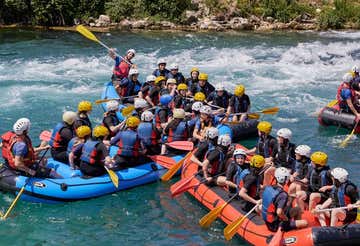 Rafting super sul fiume Gari vicino Cassino