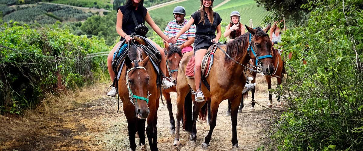 Chianti horse riding adventure with a visit to San Gimignano and tasting