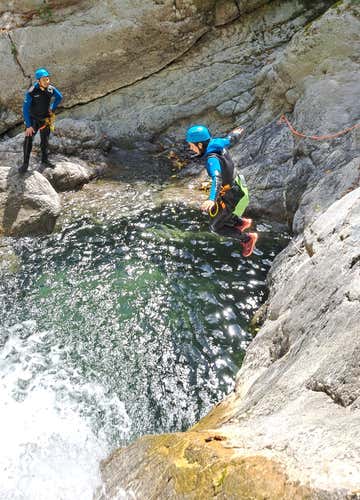Canyoning in Val Perlana on Lake Como
