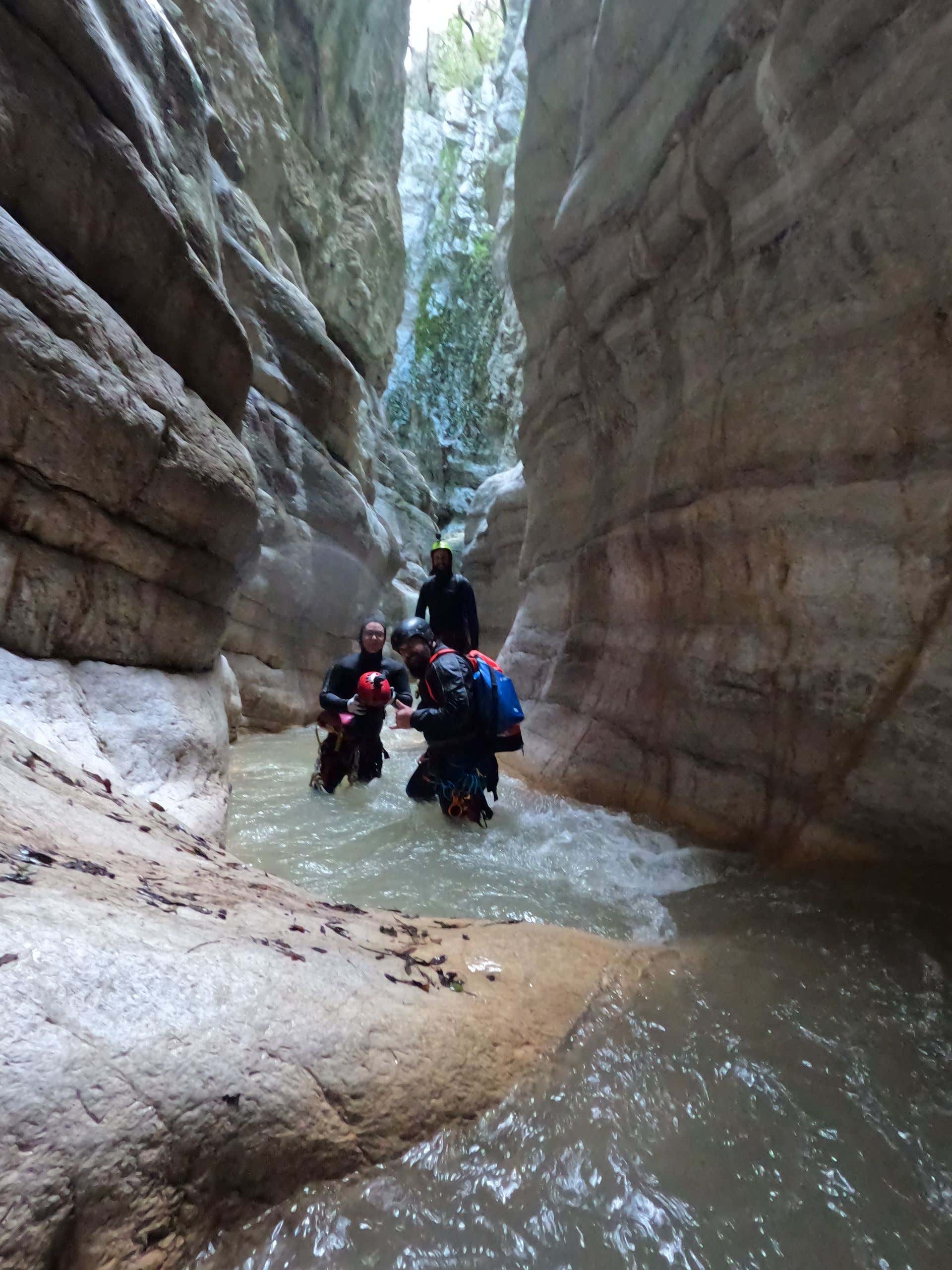 Canyoning nelle Gole del Sammaro nel Parco del Cilento
