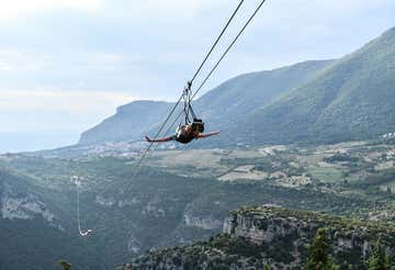 Scenic zipline in Cilento: Single flight