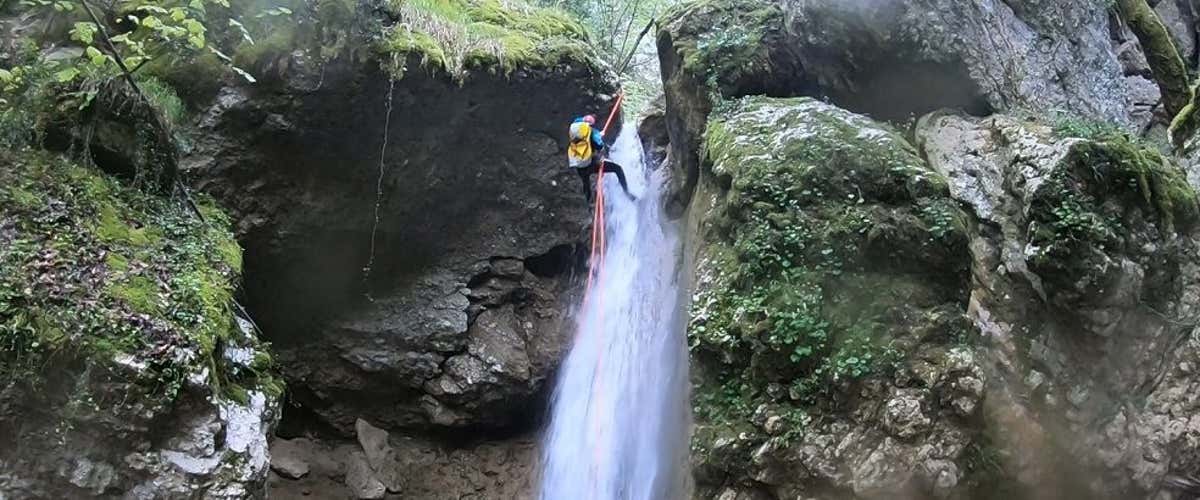Canyoning Adventure at Fosso della Mola