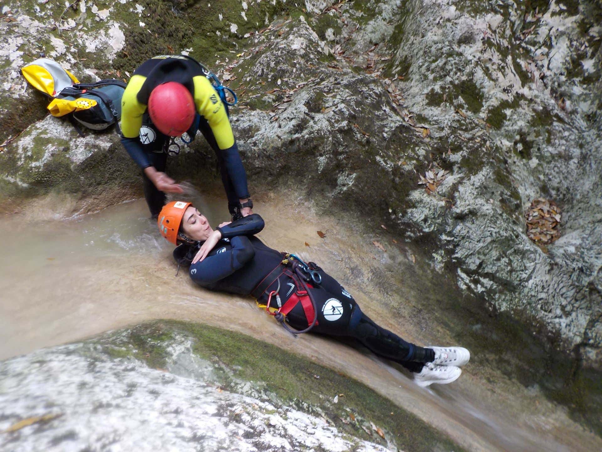 Canyoning in the Riancoli Gorge Freedome