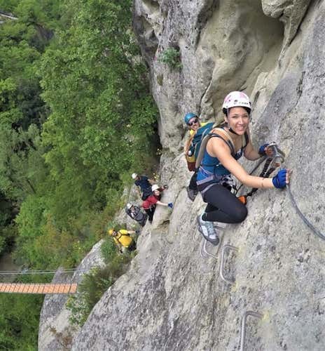 Via ferrata sulle Dolomiti Lucane (PZ) con guida alpina privata