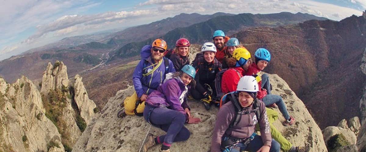 Via ferrata sulle Dolomiti Lucane (PZ) con guida alpina privata