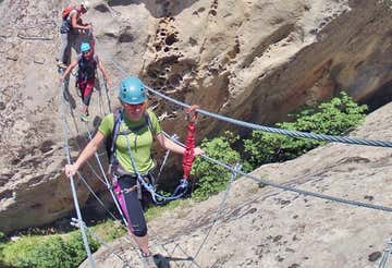 Via ferrata sulle Dolomiti Lucane (PZ) con guida alpina privata