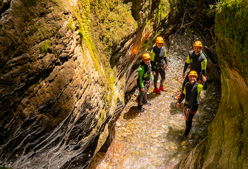 Canyoning sul Rio Selvano a Lucca