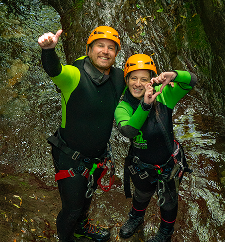 Canyoning sul Rio Selvano a Lucca