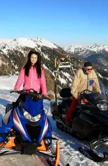 Escursioni in motoslitta a Sauris