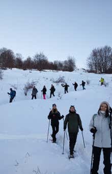 Snowshoeing in Roccaraso
