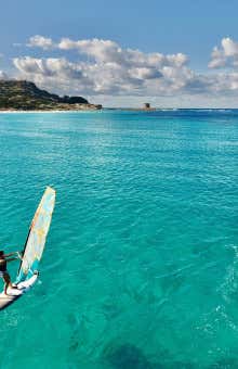 Windsurfing in Stintino