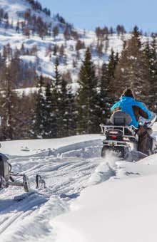 Escursioni in motoslitta a Sappada