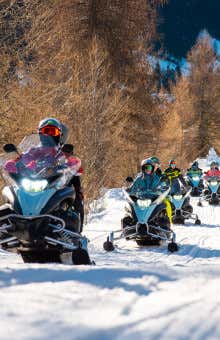 Escursioni in motoslitta a Madesimo
