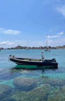 Dinghy tours in La Maddalena
