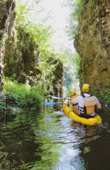 Canoa e kayak nel Rio Novella